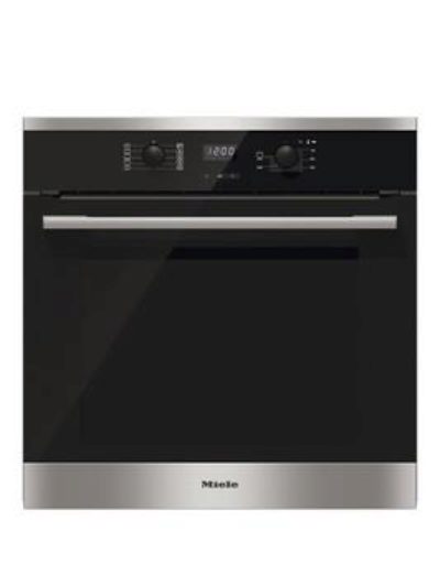 Miele H2561B 56Cm Built-In Single Electric Oven - Stainless Steel